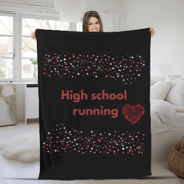 Discover High school running ,Teenage clothes Fleece Blankets