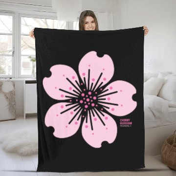 Discover 2022 Cherry Blossom Fleece Blankets