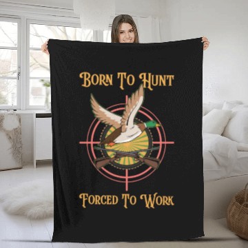 Discover Duck Hunt Duck Hunter Bird Hunting Duck Hunting Fleece Blankets