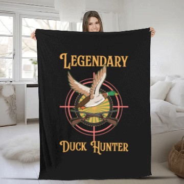 Discover Duck Hunt Duck Hunter Bird Hunting Duck Hunting Fleece Blankets