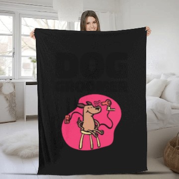 Discover Dog Groomer Canine Grooming Hygiene Fleece Blankets