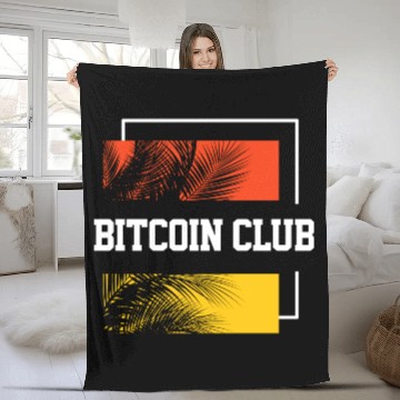 Discover Bitcoin Club Fleece Blankets