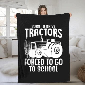 Discover Farmer Farmer Tractor Tractor Farm Fleece Blankets