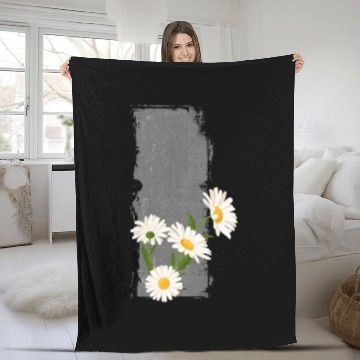 Discover Marguerites Daisy Summer Daisies Flower Garden Fleece Blankets
