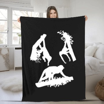 Discover Chimpanzee Orangutan Monkey Flowers Monkeys Fleece Blankets