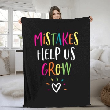 Discover Growth Mindset Fleece Blankets Positive Back to School Teach