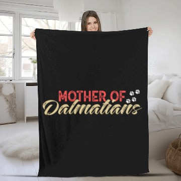 Discover Dalmatian Mother Of Dalmatians Fleece Blankets