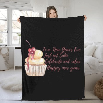 Discover In new years eve just celebrate . Fleece Blankets