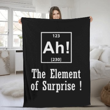 Discover The Element of Surprise Fleece Blankets