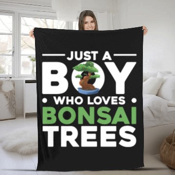 Discover Bonsai Tree Owner Gift Bonsai Tree Gardening Fleece Blankets