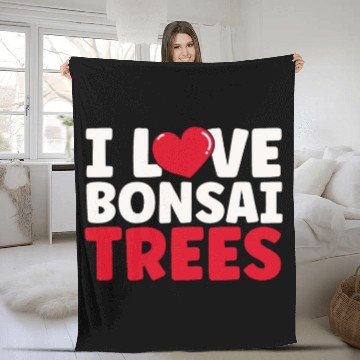 Discover Bonsai Tree Owner Gift Bonsai Tree Gardening Fleece Blankets