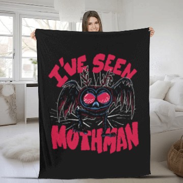 Discover I have seen mothman I have seen mothman inspiratio Fleece Blankets
