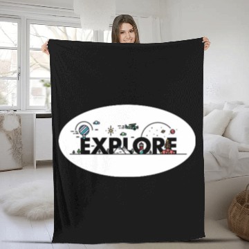 Discover EXPLORE Fleece Blankets