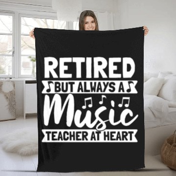 Discover Music Teacher music nout Fleece Blankets