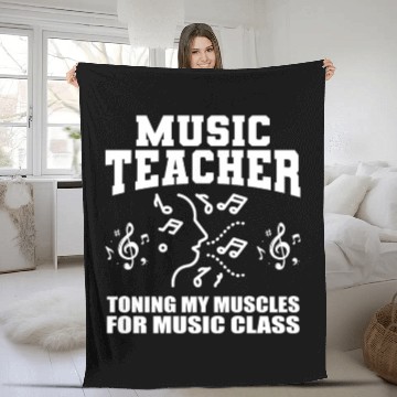 Discover Music Teacher music nout Fleece Blankets