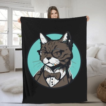 Discover The Best Funny Cat Gifts For Cat Lovers Fleece Blankets