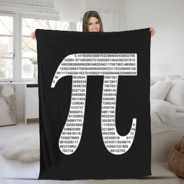 Discover Celebration Pi Day Fleece Blankets