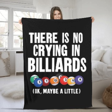 Discover Billiards Pool Player Ball There Fleece Blankets