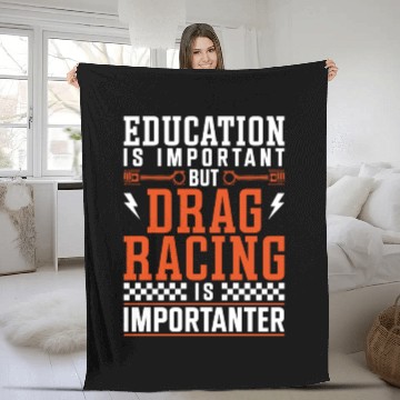 Discover Drag Racing Race Car Education Is Fleece Blankets