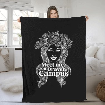 Discover Meet Me On Draven Campus Apparel Fleece Blankets