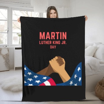 Discover Martin Luther king jr. day Fleece Blankets