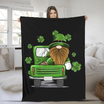 Discover Principal Crew Gnomies Truck St Patrick Teacher Fleece Blankets