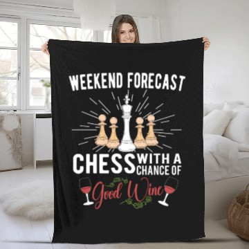 Discover CHESS PLAYER CHESSBOARD CHESS GAME BOARD GAME GIFT Fleece Blankets