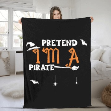Discover Pretend I'm A Pirate - Halloween Fleece Blankets