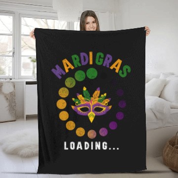 Discover Mardi Gras - Loading Fleece Blankets