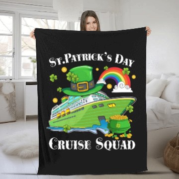 Discover St Patrick s Day Cruise Cruise Todays Forecast Fleece Blankets