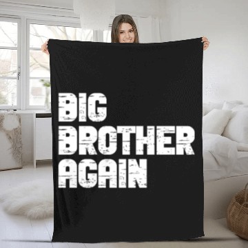 Discover Big Brother Finally Big Bro Gamer Promoted Son Fleece Blankets
