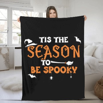 Discover Tis The Season To Be Spooky Fleece Blankets