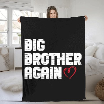Discover Big Brother Finally Big Bro Gamer Promoted Son Fleece Blankets