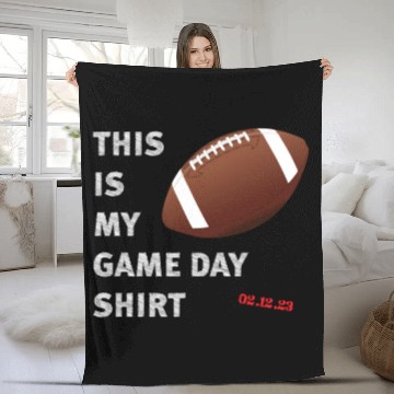 Discover This Is My Game Day Fleece Blankets