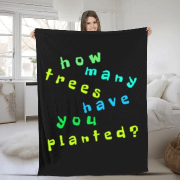 Discover Tree Quote. Nature Environment Fleece Blankets