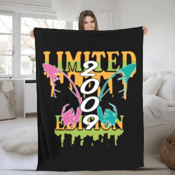 Discover 2009 Born Limited Edition Butterfly Gift Fleece Blankets