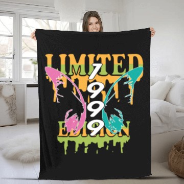 Discover 1999 Born Limited Edition Butterfly Gift Fleece Blankets