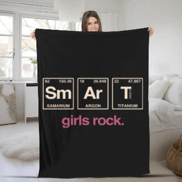 Discover SMART GIRLS ROCK - Elements Periodic Table Fleece Blankets