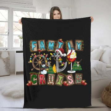 Discover Family Cruise Fleece Blankets