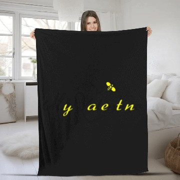 Discover Bee my valentine740 Fleece Blankets