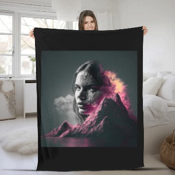 Discover Broken Angel Fleece Blankets