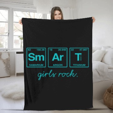 Discover SMART GIRLS ROCK - Elements Periodic Table Fleece Blankets