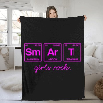 Discover SMART GIRLS ROCK - Elements Periodic Table Fleece Blankets