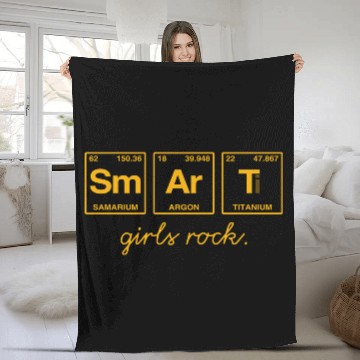 Discover SMART GIRLS ROCK - Elements Periodic Table Fleece Blankets