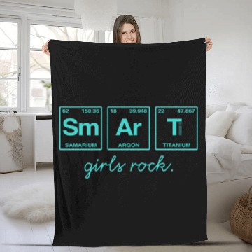 Discover SMART GIRLS ROCK - Elements Periodic Table Fleece Blankets
