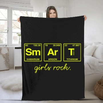 Discover SMART GIRLS ROCK - Elements Periodic Table Fleece Blankets