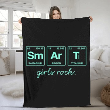 Discover SMART GIRLS ROCK - Elements Periodic Table Fleece Blankets