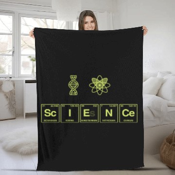 Discover I LOVE SCIENCE - Periodic Table of Elements Fleece Blankets