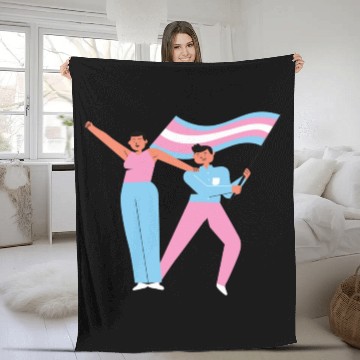 Discover lesbian lgbtq pride valentine day 2023 valentines Fleece Blankets