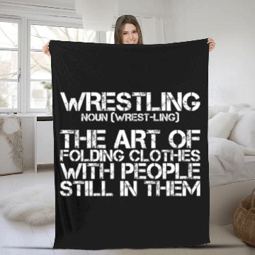 Discover Wrestling, The Art Of Folding Clothes Fleece Blankets